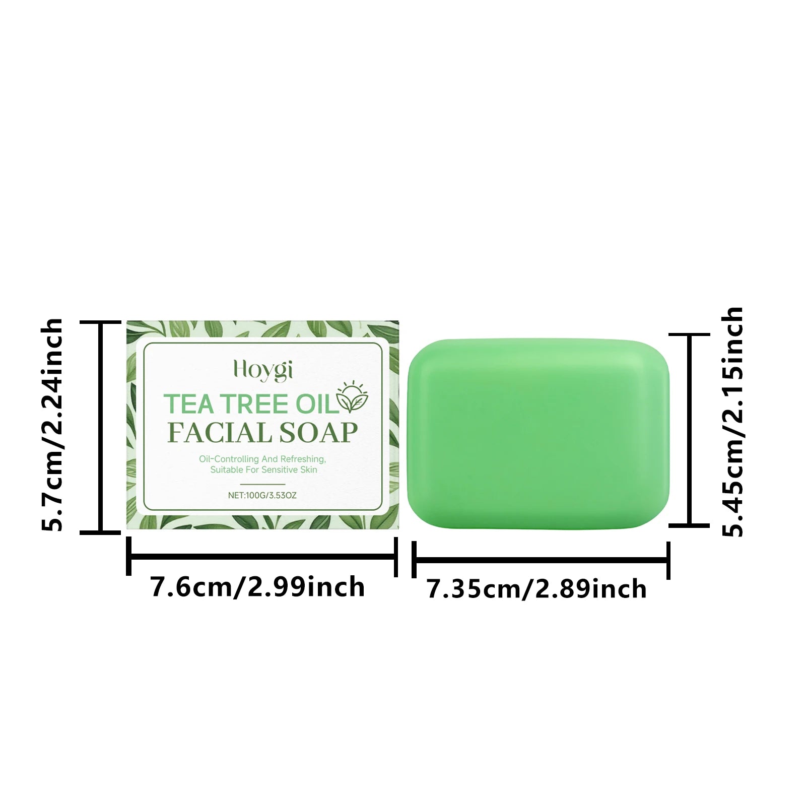 Multi-Action beruhigende Reparaturcreme für das Gesicht, Teebaumcreme, Centella Ceramide Aloe Vera Feuchtigkeitscreme für empfindliche und fettige Haut