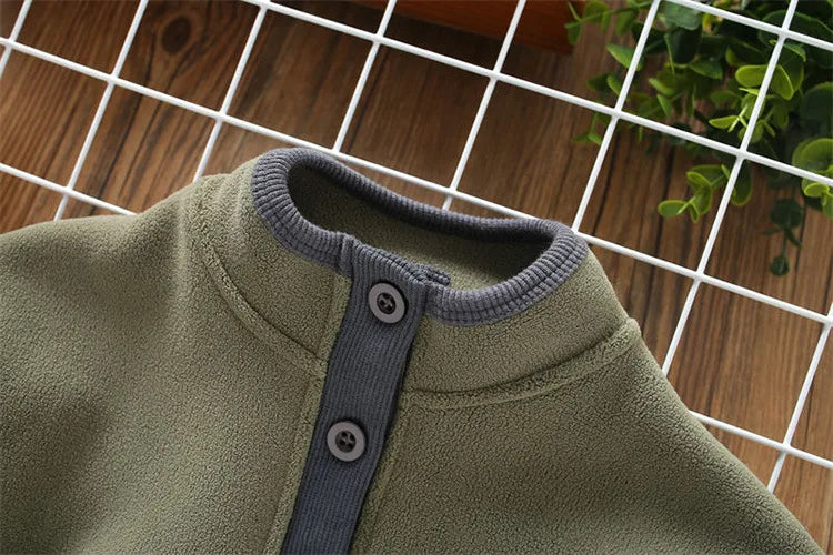 3-12 Jahre Teen Jungen Sweatshirt Herbst Winter Warme Fleece Top Kinder Trainingsanzug Mode Langarm Pullover Pullover Kind Kleidung