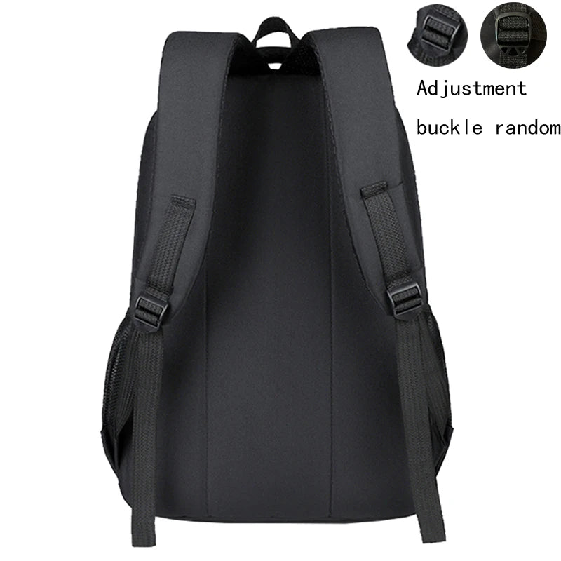 Modischer minimalistischer Herrenrucksack, leichter Nylon-Rucksack mit mehreren Aufbewahrungsfächern für Schule und Wochenendausflüge