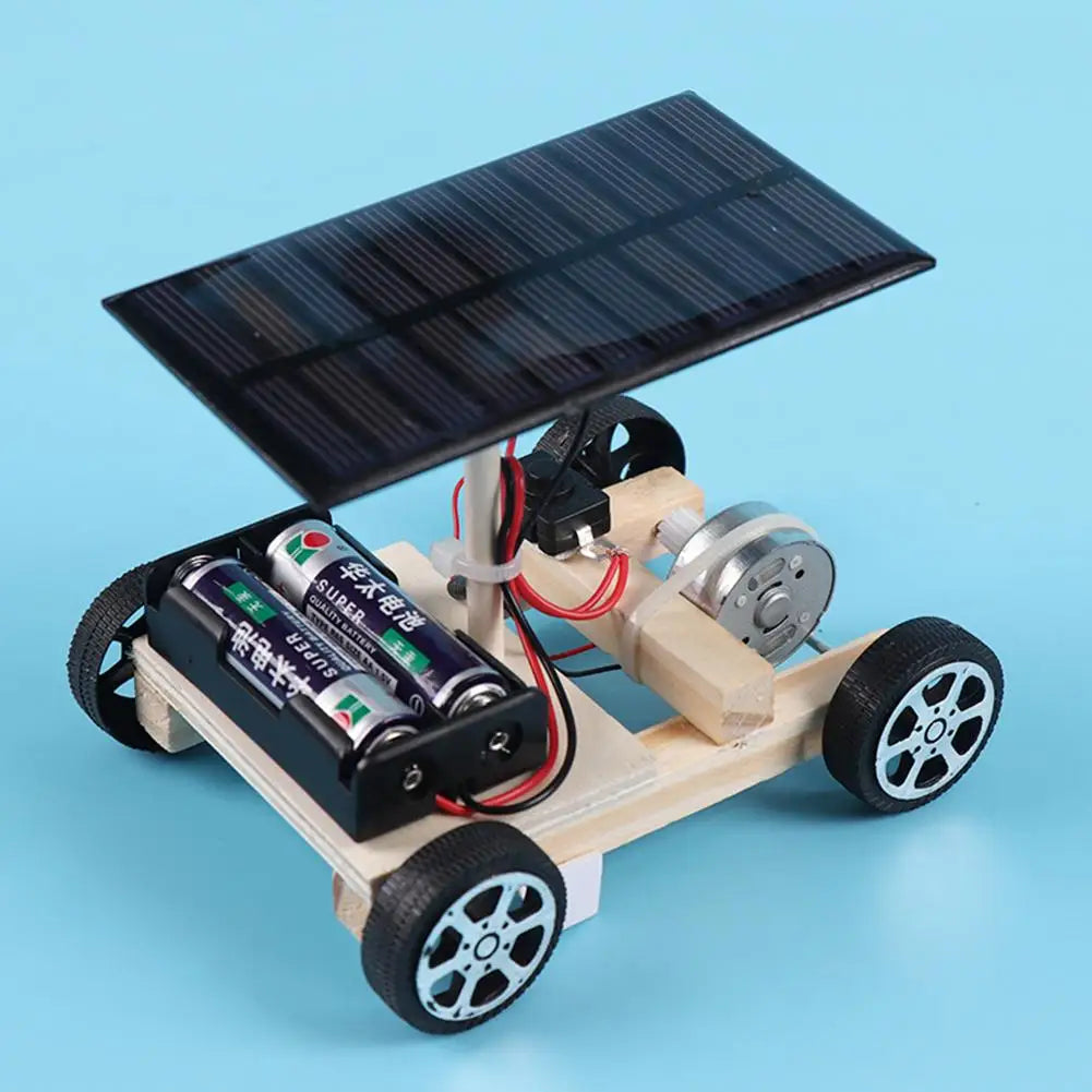 Montieren Sie Solarautos, kreative Erfindungen, Motorfähigkeit von Kindern, aktives Denken, DIY-Elektronik-Kit, Technologie, Spielzeug für Kinder