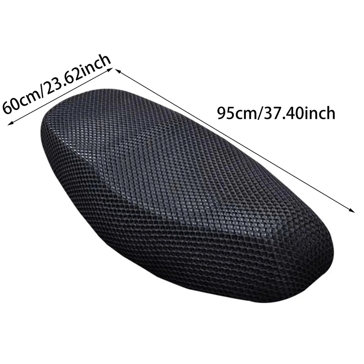 Sommer Cool 3D Mesh Motorrad Sitzbezug Atmungsaktive Roller Sitzbezüge Kissen Anti-Rutsch-bezug Grid Schutz pad
