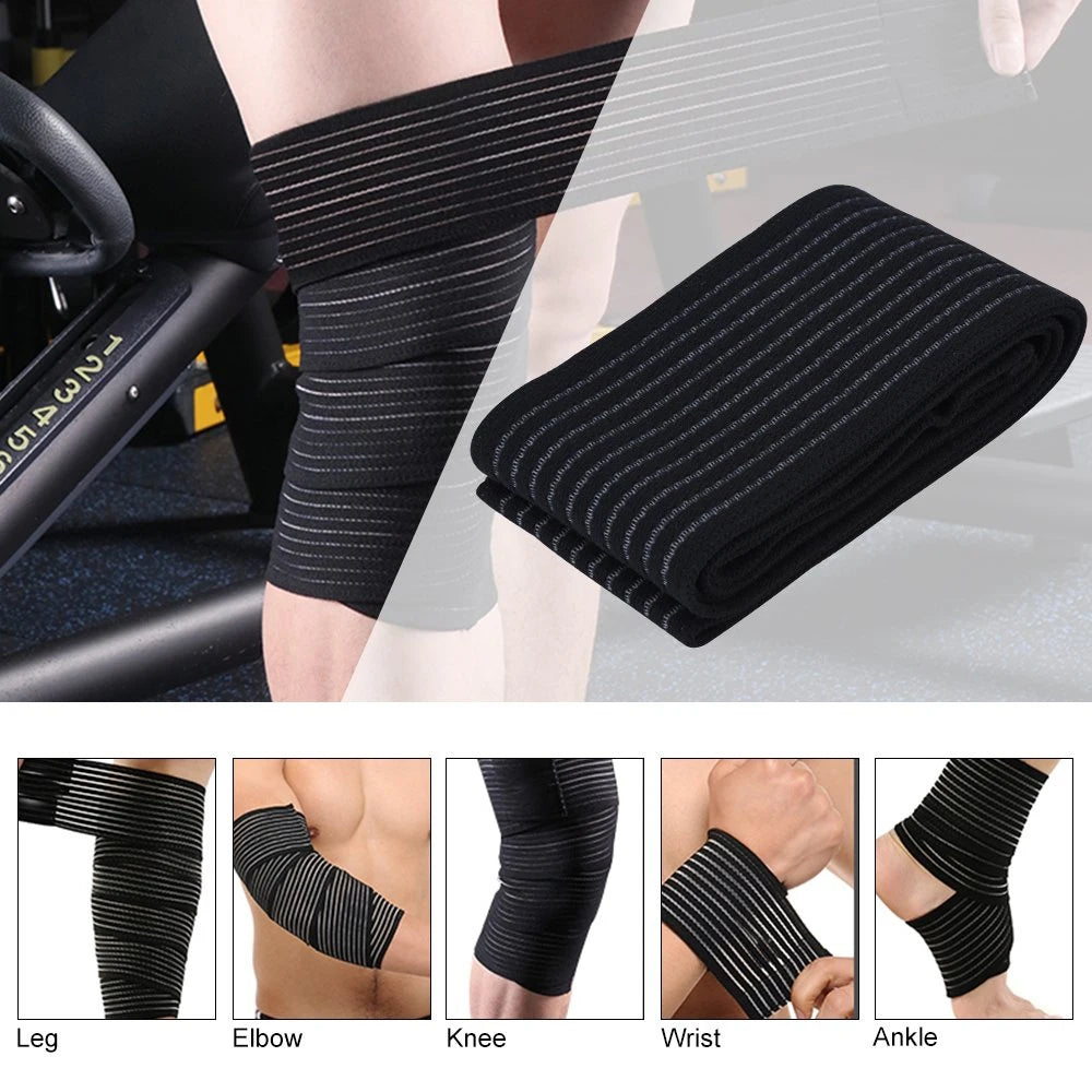 Ganzkörper-Knie- und Ellbogenstützbandage, 40-300 cm |   Verstellbarer Gurt für Sport, Fitness und Gymnastik |   Handgelenk- und Knöchelschmerz-Linderungsbandage