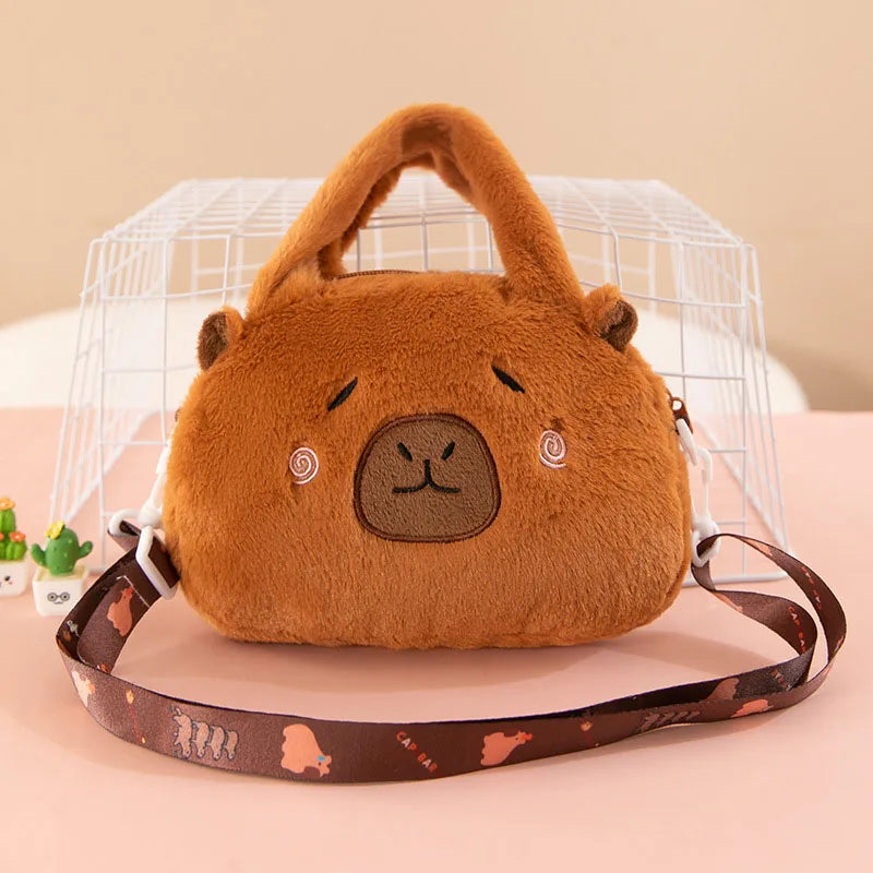 Capybara Plush Convertible Backpack
