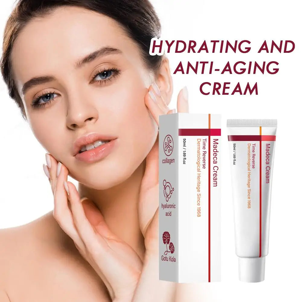 Koreanische Centella Asiatica Gesichtsreparaturcreme, tägliche nährende Feuchtigkeitscreme, aufhellendes, leichtes Gesichtspflege-Make-up