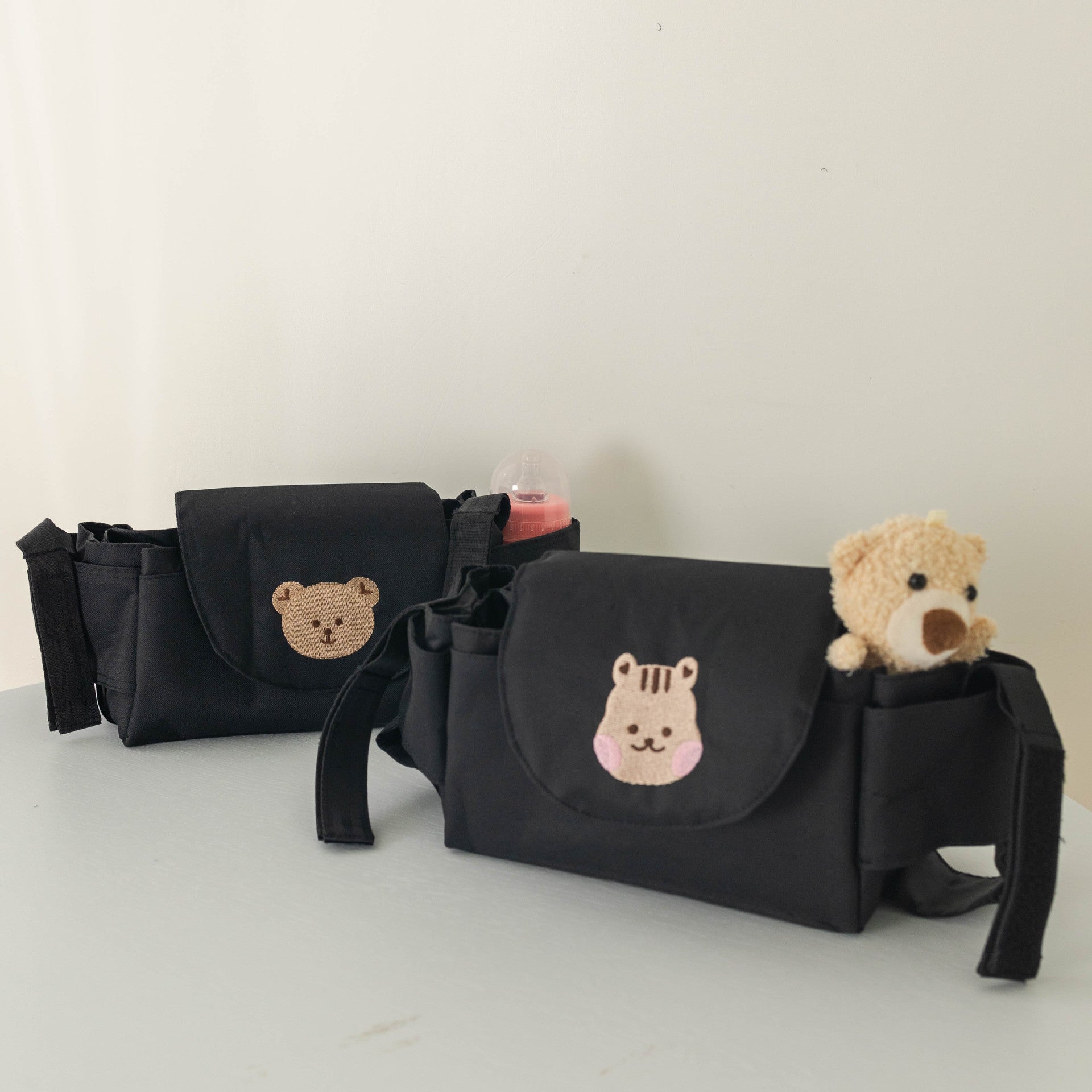 Baby Kinderwagen Tasche Kinderwagen Organizer Baby Zubehör Tasse Halter Neugeborenen Trolley Tragbare Reise Auto Taschen für Wagen Universal