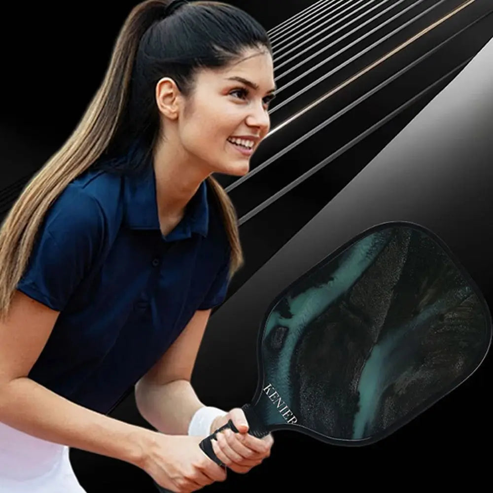 Stoßfestes Pickleball-Paddel-Set, rutschfester Griff, hochelastisches Schläger-Set mit 2 Schlägern und 4 Pickleballs