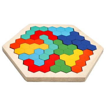 Hölzernes Tangram-Puzzle-Spielzeug