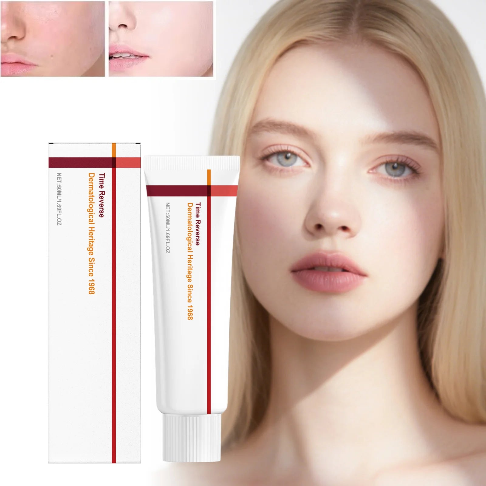 Centella Asiatica Time Reverse Cream Advanced Fast-Absorbing & Nourishing Cream Hydrates Firming Anti-Aging Face Cream Hautpflege
