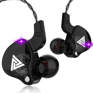 Original QKZ AK6 In-Ear Headphones 6 Dynamic Driver Unit Earphones with Microphone Stereo Sports HiFi Subwoofer Headset Monitor Earbuds