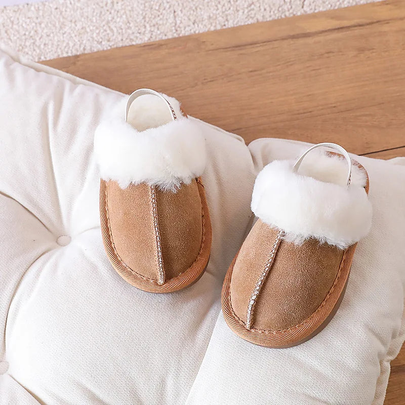 Beliebte Wanderschuhe für Herbst und Winter, Babyschuhe, 0–1 Jahre alt, warme Schuhe, Baumwollschuhe, lässige Babyschuhe mit weicher Sohle und Plüsch