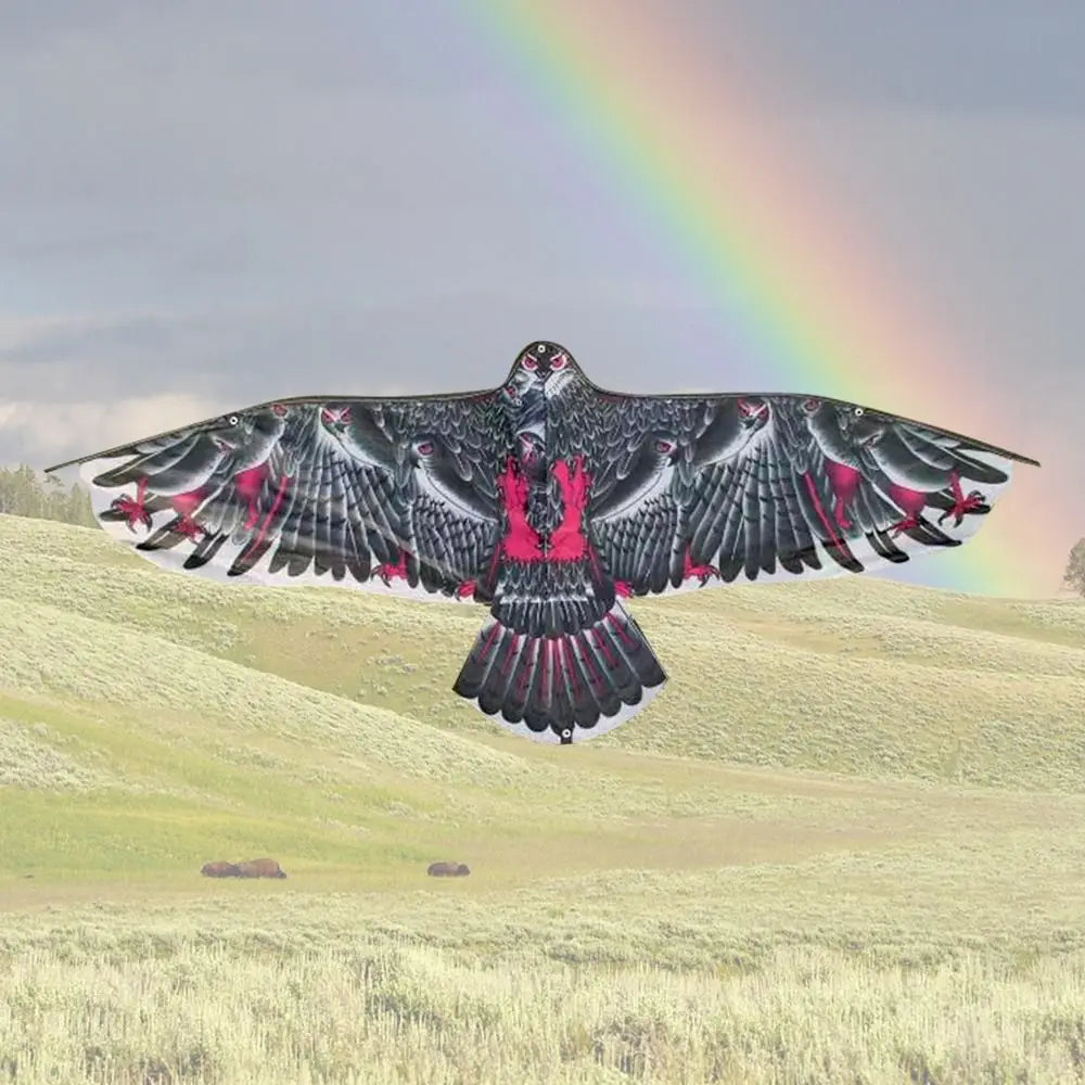1,1 m Adler Drachen mit 30 Meter Drachen Linie großen Adler fliegen Vogel Drachen Kinder Geschenk Familien reisen Garten Outdoor Sport DIY Spielzeug