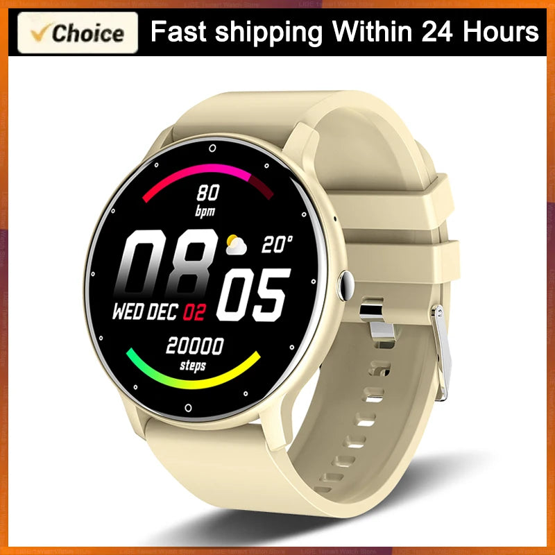 LIGE 2026 Smart Uhr Frauen Männer Damen Geschenk Sport Fitness Männer Uhren Herz Rate Monitor Wasserdichte Smartwatch Für Android IOS