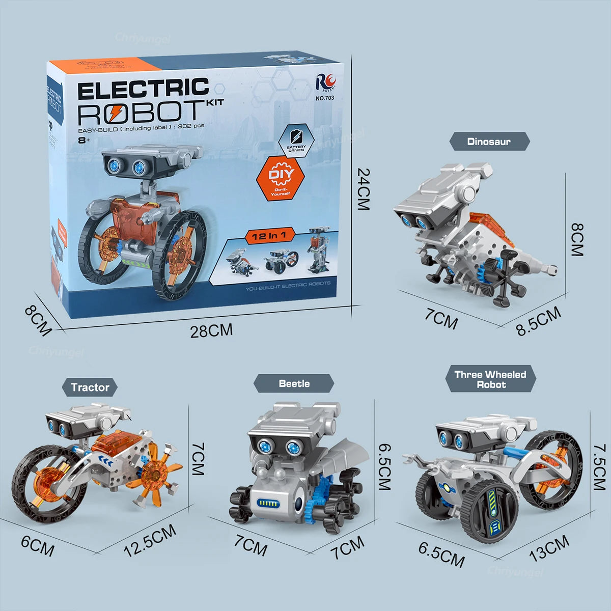 MINT Roboter Baukasten zum Selberbauen
