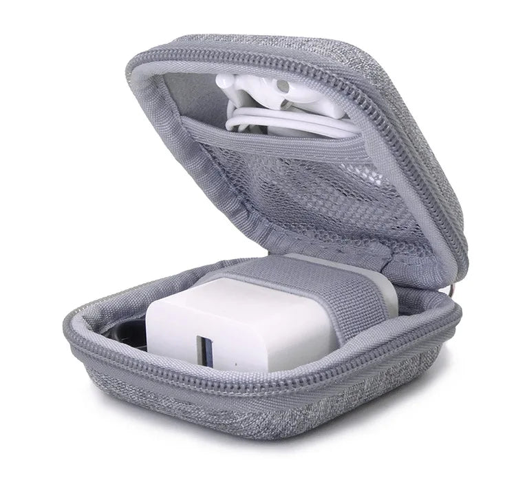 Tragbare Kopfhörer Lagerung Tasche Daten Kabel Organizer Tasche Multifunktionale Digitale Gadgets Fall Für Ladegerät U Disk Schutzhülle