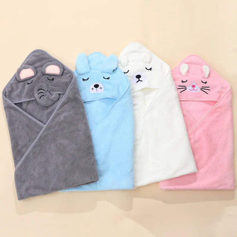 Cartoon Baby Badetücher Weiche Neugeborenen Mit Kapuze Handtuch Decke Nette Kleinkind Bademantel Warme Schlafen Swaddle Wrap für Jungen Mädchen