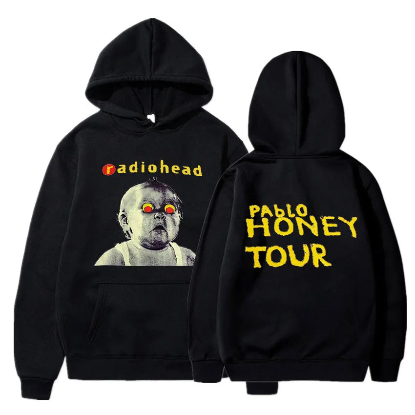 Vintage Rock Band Radiohead Hoodie Hip Hop Alles Musik Album Drucken Sweatshirt Harajuku Streetwear Oversize Hoodies Teens