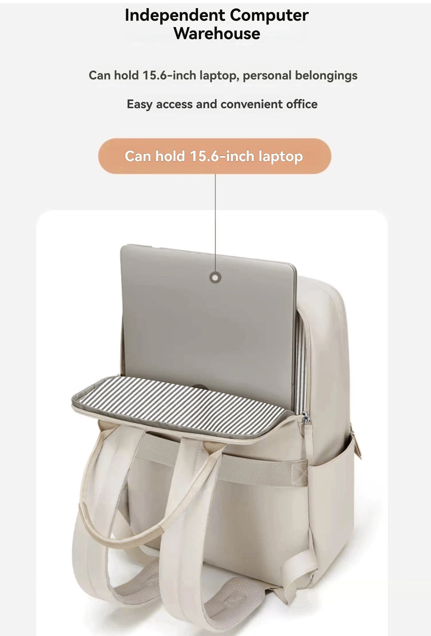 Mama-Tasche in tragbaren High-End-Mutter- und Babytasche, Mama-Tasche, Damen-Rucksack, leichter Reiserucksack