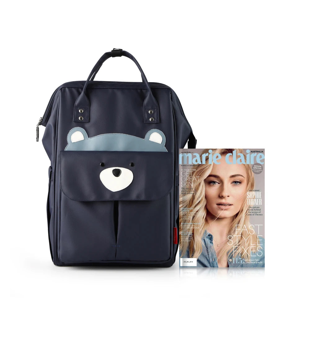 Wasserdichte Mama Windel Rucksack Cartoon Design Mutter Mutterschaft Windel Reisetasche große Kapazität Baby pflege Pflege Kinderwagen Taschen