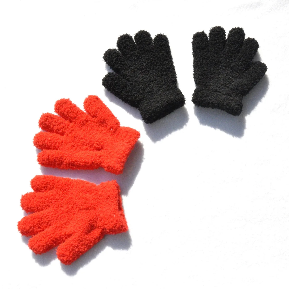 Kinder Handschuhe Für 3-6 Jahre Alte Winter Kinder Korallen Fleece Verdicken Baby Plüsch Pelzigen Volle Finger Handschuhe Weichen handschuhe Warm Halten