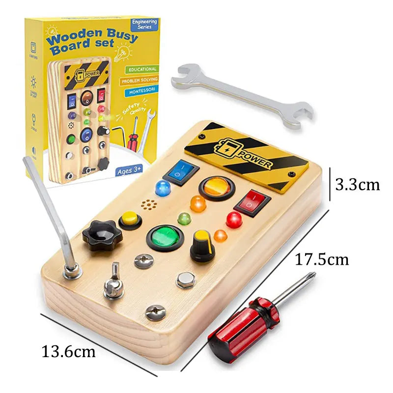 Montessori LED Busy Board