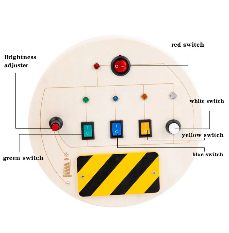 Montessori LED Busy Board