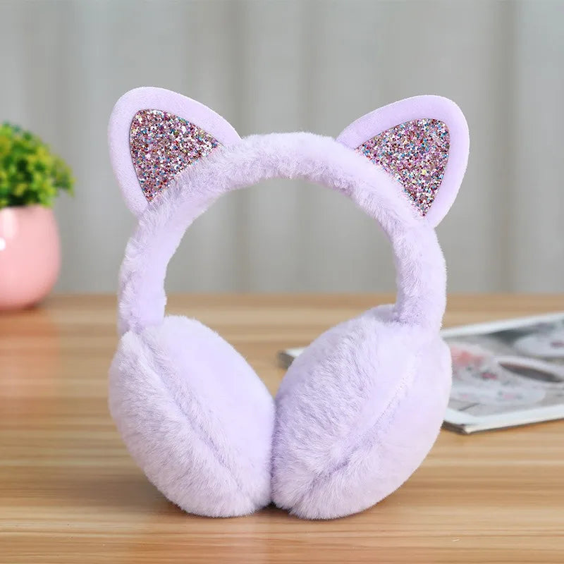 Cat Ear Plush Earmuffs