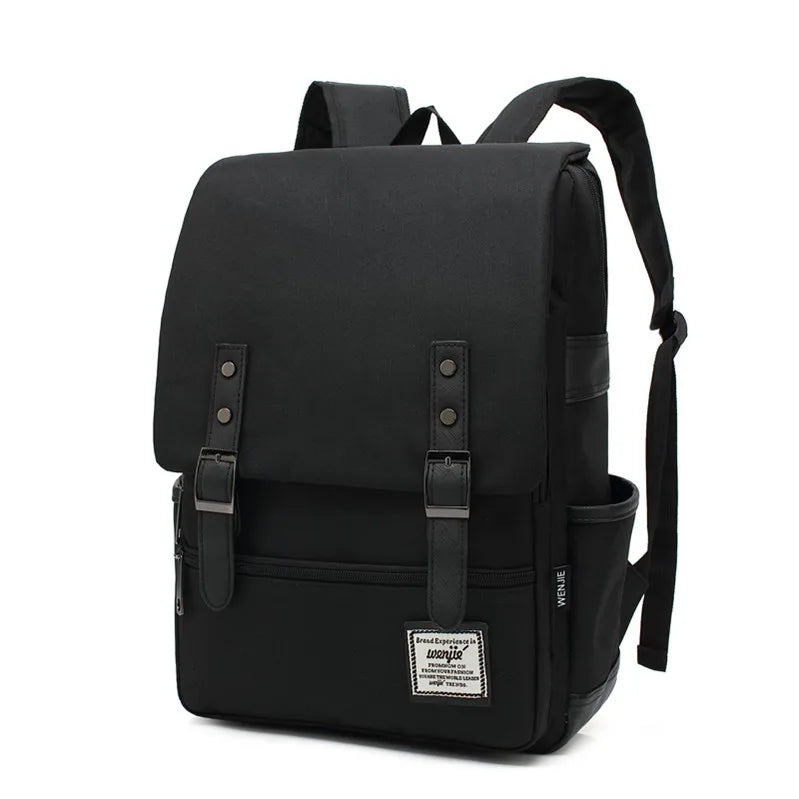 Teens Vintage Canvas Laptop Backpack