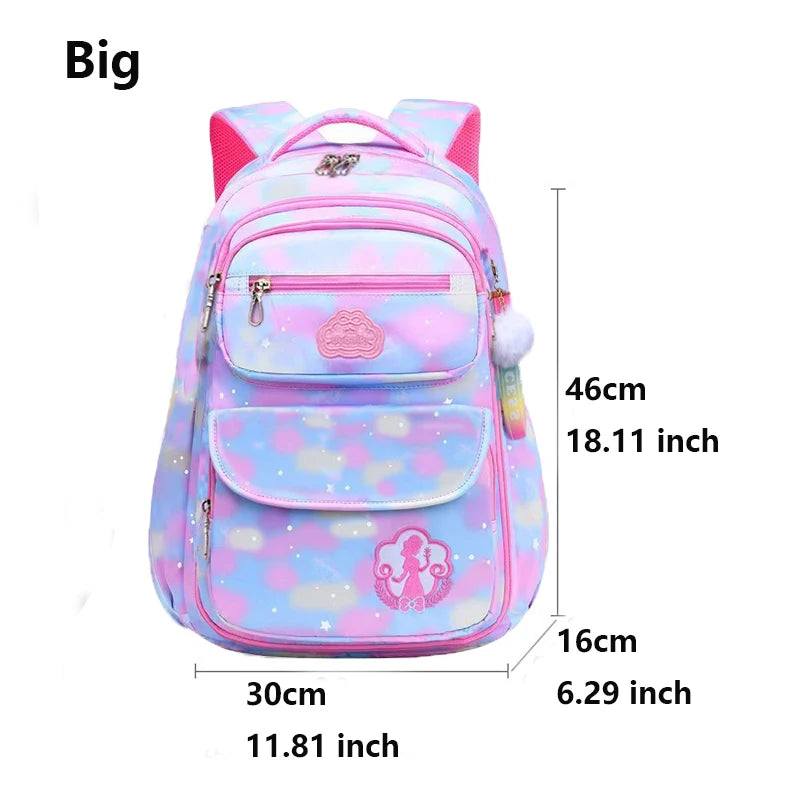 Girls Waterproof School Backpack