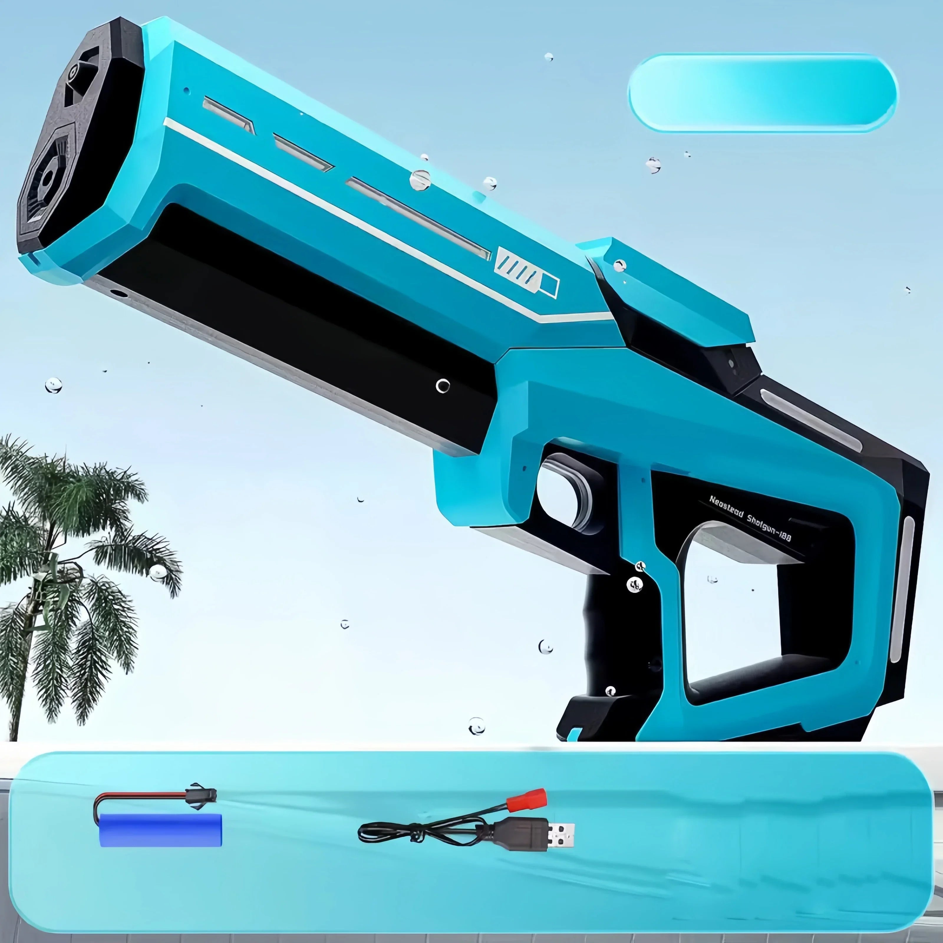 43cm elektrische Wasser pistolen für Erwachsene leistungs starke Spritzen automatische Wassers auger Wassers trahler Sommer Outdoor Strand Spielzeug für Kinder Geschenk
