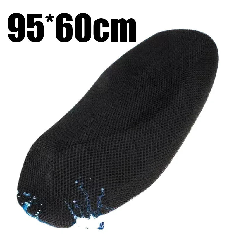 Sommer Cool 3D Mesh Motorrad Sitzbezug Atmungsaktive Roller Sitzbezüge Kissen Anti-Rutsch-bezug Grid Schutz pad