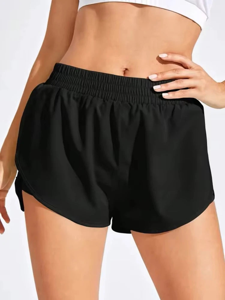 Women's Yoga Shorts Fitness Elastic Running Workout Short Leggings for Women Gym Sports Shorts Fitness Sportswear