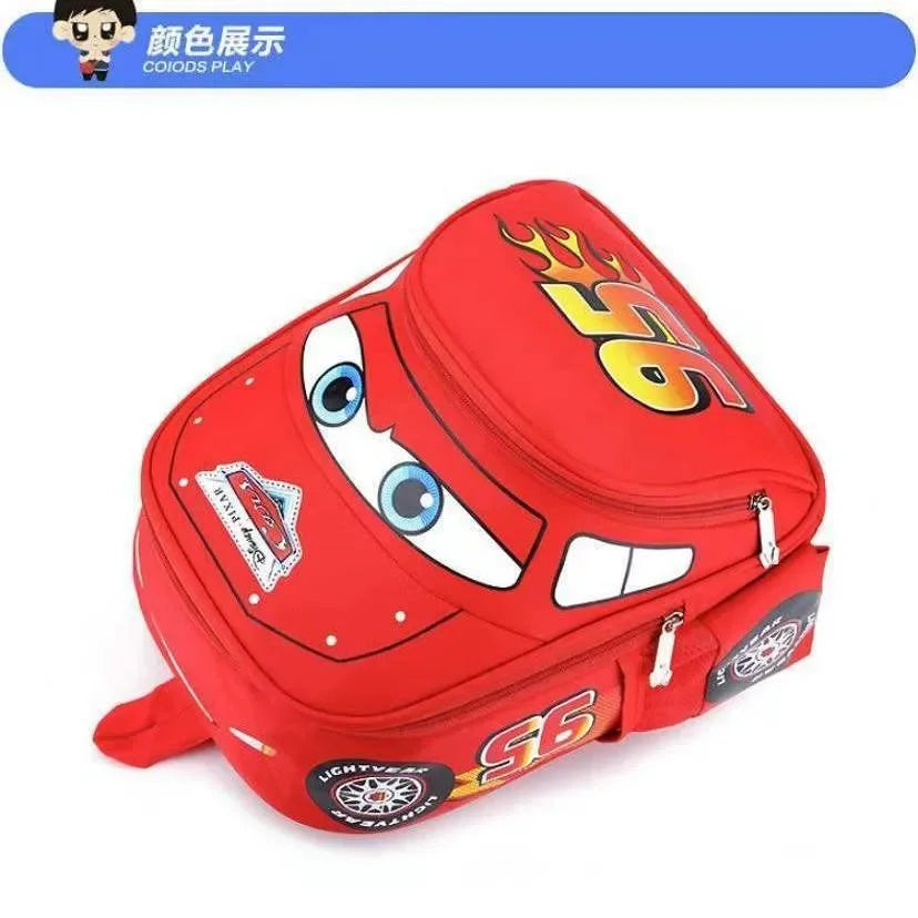 Kids Cartoon Car Backpack