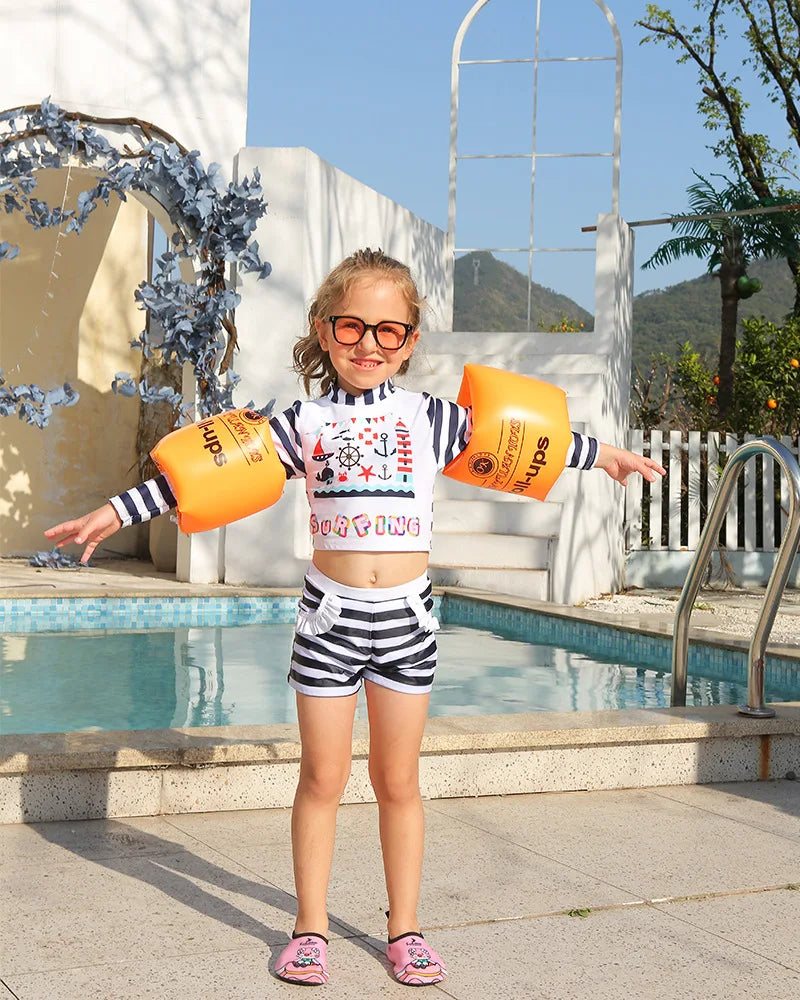 Rooxin Baby-Schwimmring, Pool-Schwimmer für Erwachsene und Kinder, Schwimmschlauch, Wasserspielgeräte, aufblasbare Bojen, Schwimmarmbinden, Pool-Spielzeug