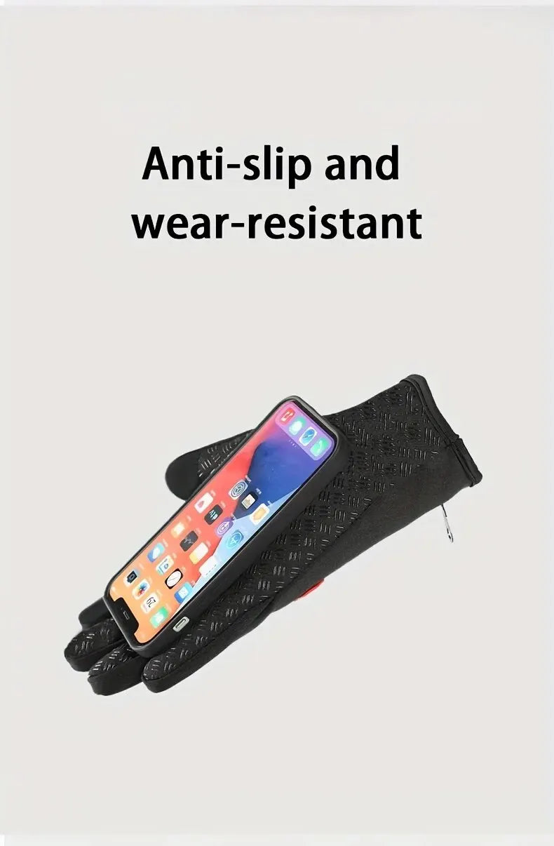 Outdoor-Fahrrad handschuhe, Fahrräder für Wärme und Anti-Rutsch im Herbst und Winter