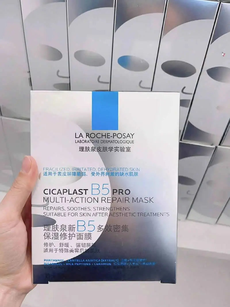 La Roche-Posay Cicaplast B5 Pro Multi-Action Reparaturmaske Intensive Feuchtigkeitspflege Beruhigende Rötungslinderung Hautbarriere-Reparaturmaske