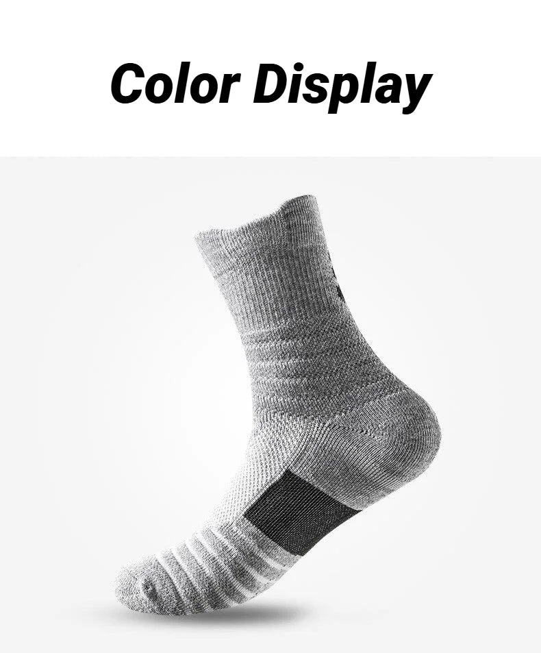 3 Paar rutschfeste Fußballsocken für Herren, kurze, lange Röhrensocken, Fußball, Basketball, Sport, atmungsaktiv, geruchshemmend, Größe 39–45, zum Laufen, Wandern