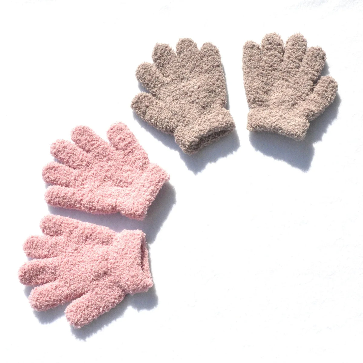 Kinder Handschuhe Für 3-6 Jahre Alte Winter Kinder Korallen Fleece Verdicken Baby Plüsch Pelzigen Volle Finger Handschuhe Weichen handschuhe Warm Halten