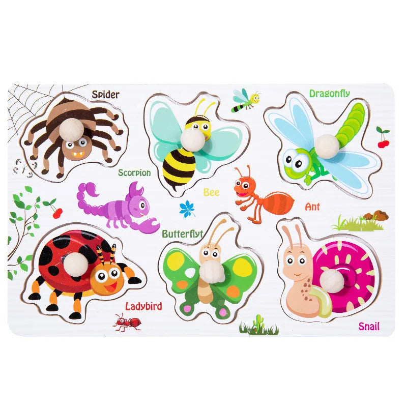 Montessori Wooden Puzzle Toy
