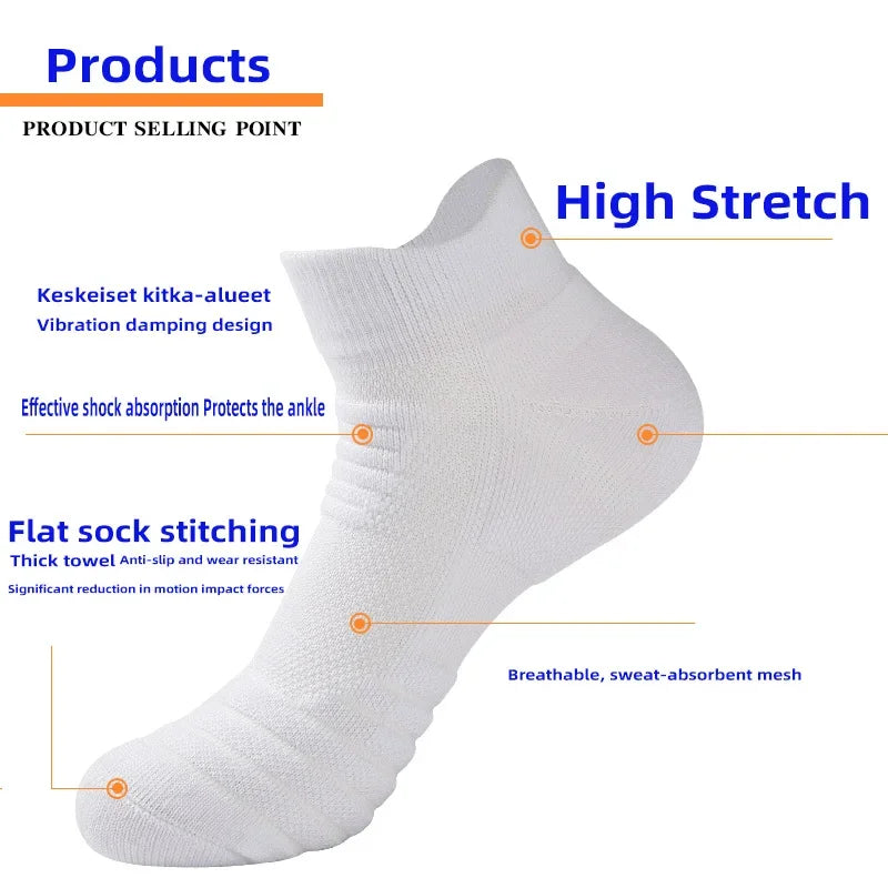 1/3 Pairs Anti-slip Fußball Socken Männer Baumwolle Socke Kurze Lange Röhre Fußball Basketball Sport Socken Atmungsaktive Deodorous socke 39-45