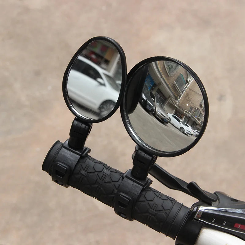 Fahrrad-Rückspiegel 360° ° Drehbarer Weitwinkel-Rückspiegel mit 1 Griff für Lenker, sicher für Kinder und Erwachsene, für Fahrrad, Roller, klein, S