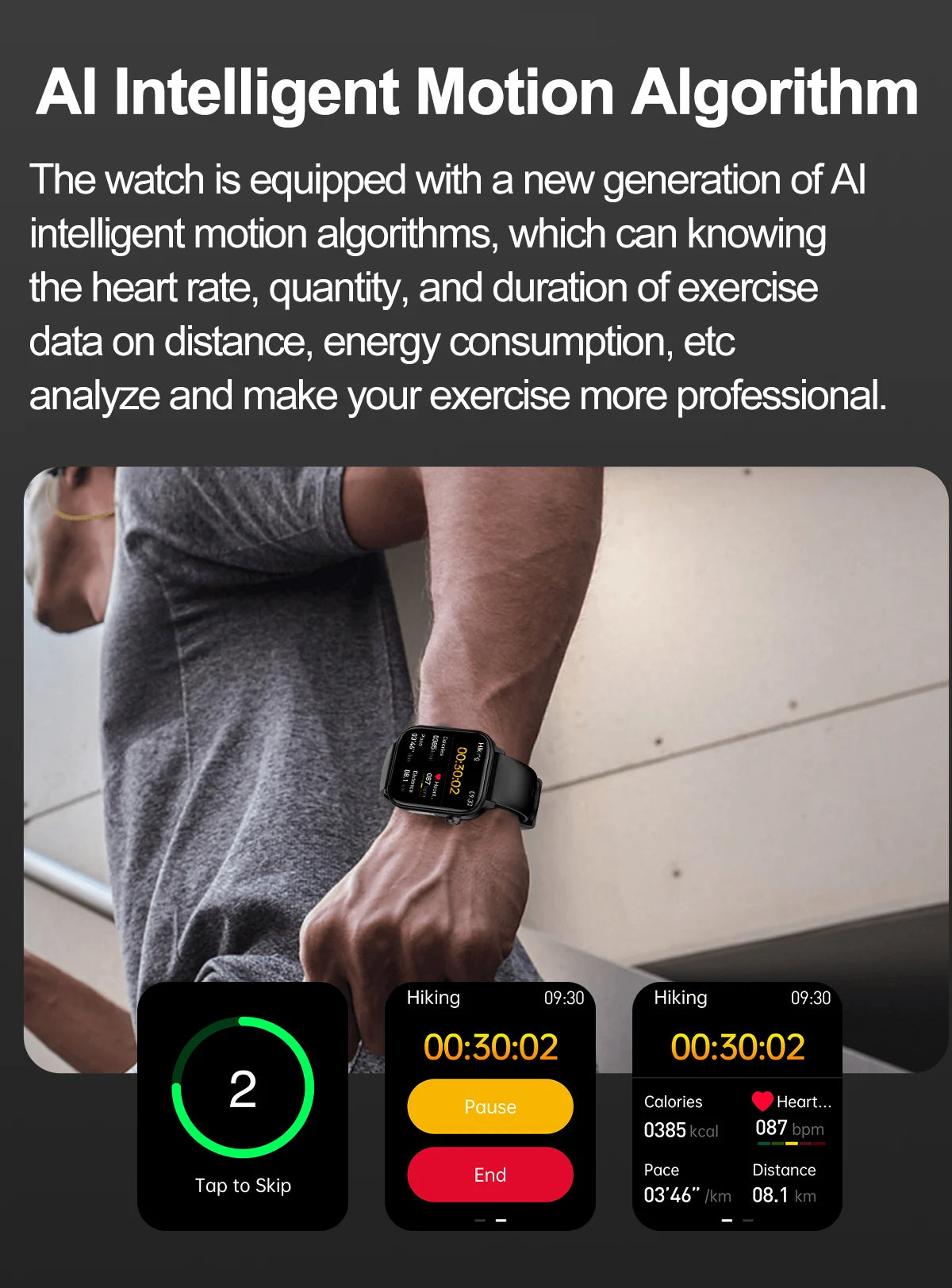 AI-Diagnosedetektor, Smartwatch für Damen, Blutfette und Harnsäure, Körpersammensetzungstest, Damen-Menstruationsgesundheits-Tracker, 2025, Neu