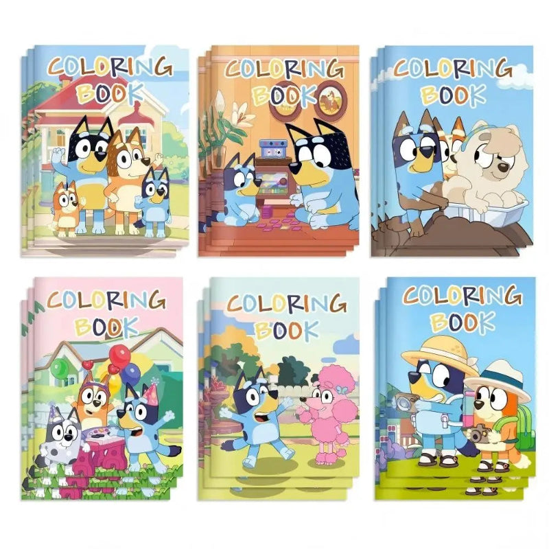 Bluey & Bingo Malbuch-Set