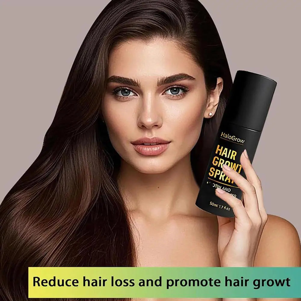 50 ml Haarwachstumsspray fördert die Gesundheit von Haarfollikeln, Melanin-Produktion, Haarverdickungsbehandlung für die Haarpflege von Männern und Frauen