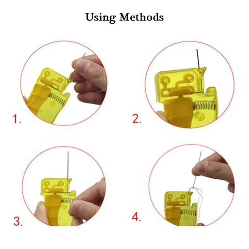 DIY Stich Einsetzen Werkzeug Nähen Handwerk Kit Für Erwachsene Alte Kinder Hausfrau Automatische Nadel Einfädler Einfache Einfädler Nadel