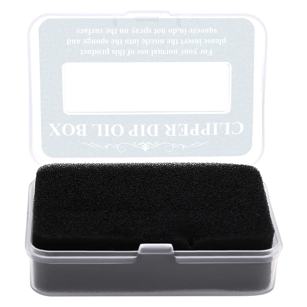 Lubricant Clipper Oil Box For Hair Blade Oil Blade Rust Prevention Protection Repair Electric Push Barbershop Oil Storage Box