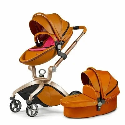 Hotmom-Kinderwagen Hohe Landschaft kann sitzen und liegen. Zusammenklappbarer, leichter britischer Zwei-Wege-Kinderwagen. Anpassung an 0–4 Jahre alt