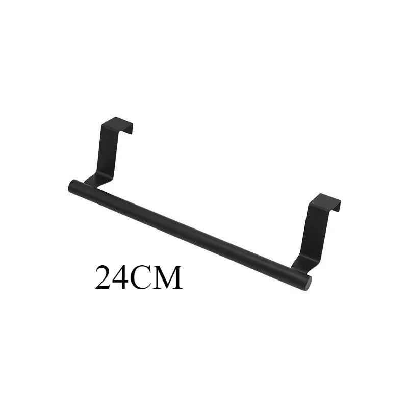 Over-the-Door Towel Rack, Stainless Steel Towel Bar, Storage Organizer for Bathroom, Kitchen, Cabinet Door, Hanging Towel Holder
