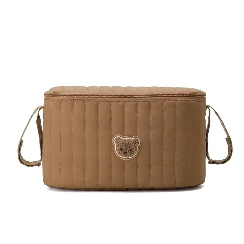 Mom Bags Korea Cute Bear Portable Multifunctional Stroller Diaper Bag Soft Maternity Storage Bags Baby Diaper Bag