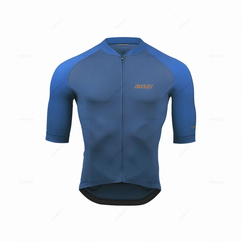 2023 Rvouei Pro Team Cycling Clothing Men New Road Bike Wear Racing Clothing Breathable Cycling Jersey Set Ropa Ciclismo Maillot