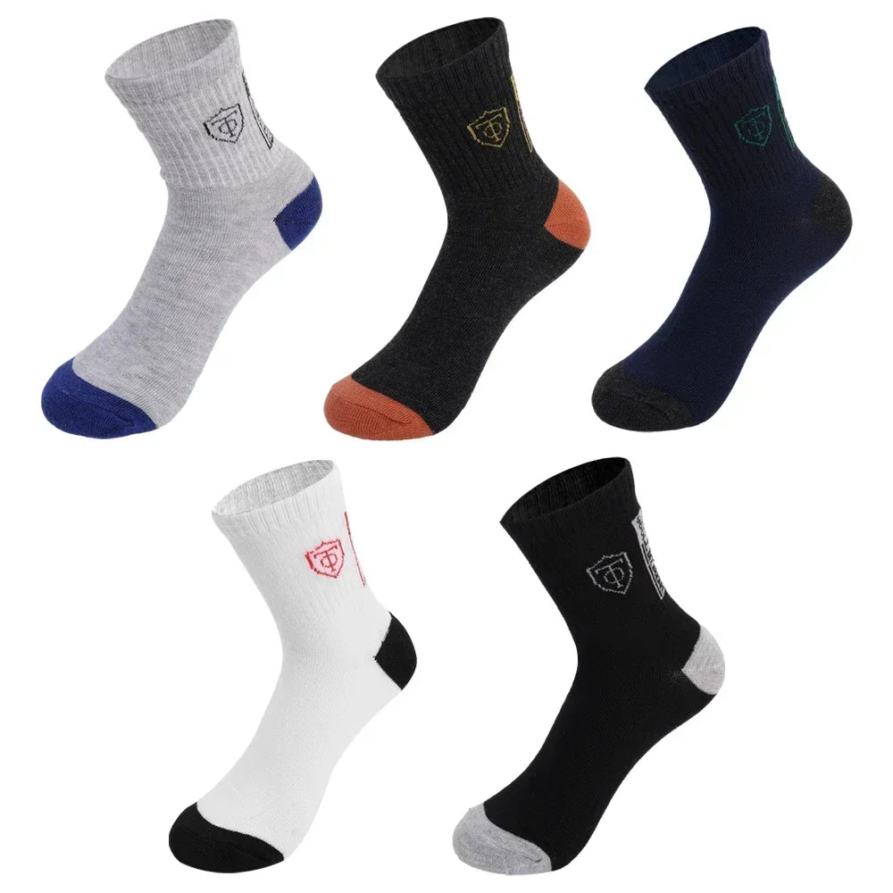 10pairs Atmungsaktive Baumwolle Sport Strümpfe Männer Bambus Faser Herbst und Winter Männer Socken Schweiß Absorption Deodorant Business Sox